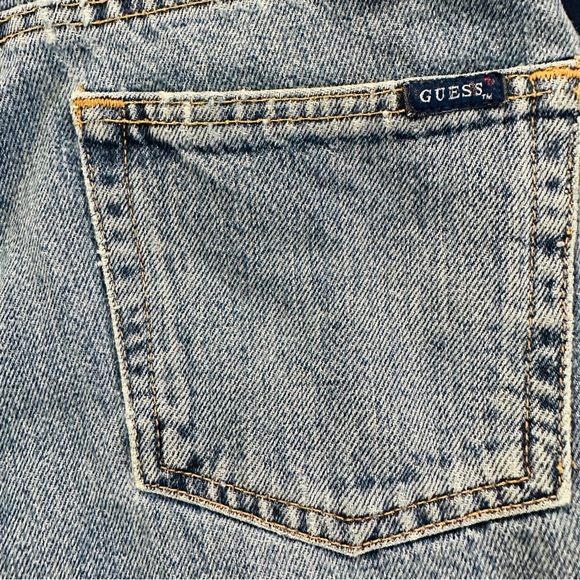 REAL DENIM GUESS HIGHWAISTED SHORTS!! - Picture 8 of 11